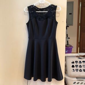 Homeyee black formal dress
